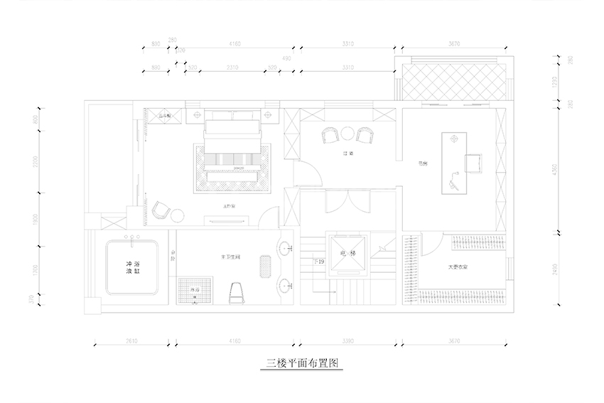 負(fù)三樓平面圖